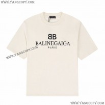 バレンシアガ スーパーコピー ロゴ入りコットンTシャツ bas86081