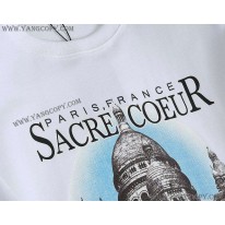 バレンシアガ 偽物 クルーネック Tシャツ SACRE COEUR ホワイト baz66910