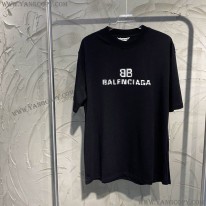 バレンシアガ コピー BB PIXEL ミディアムフィット Tシャツ bai08402