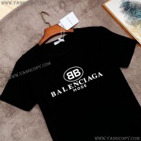 バレンシアガ スーパーコピー ロゴプリント Tシャツ クルーネック bab53307