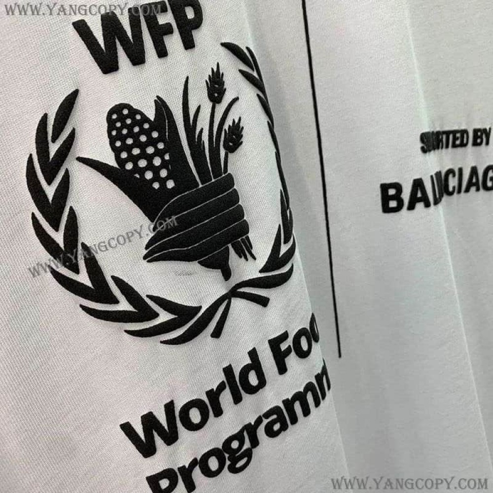 バレンシアガ スーパーコピー WFP ミディアム Tシャツ ホワイト bal55512