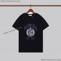 バレンシアガ 偽物 カレッジミディアムフィット Tシャツ 2色 bau22197