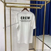 バレンシアガ コピー CREWロゴ Tシャツ ホワイト baa41967