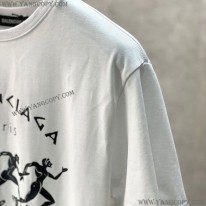 バレンシアガ 偽物 athletes Tシャツ ホワイト bai93322