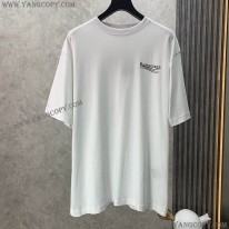 バレンシアガ 偽物 POLITICAL CAMPAIGN REGULAR FIT Tシャツ ホワイト bai93248