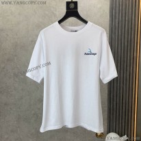 バレンシアガ コピー クルーネックロゴ Tシャツ ホワイト bao54750