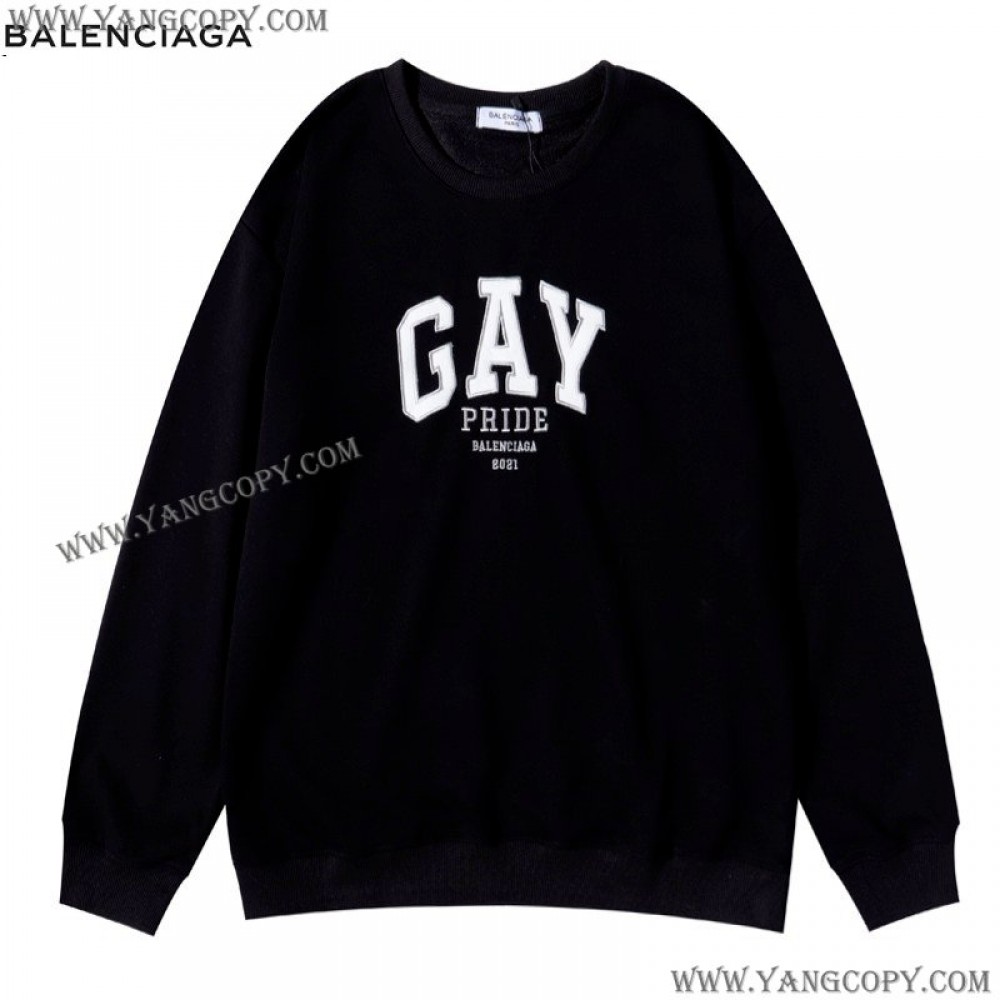 バレンシアガ スーパーコピー パーカー GAY PLIDE オーバーサイズ ロゴ bag93949