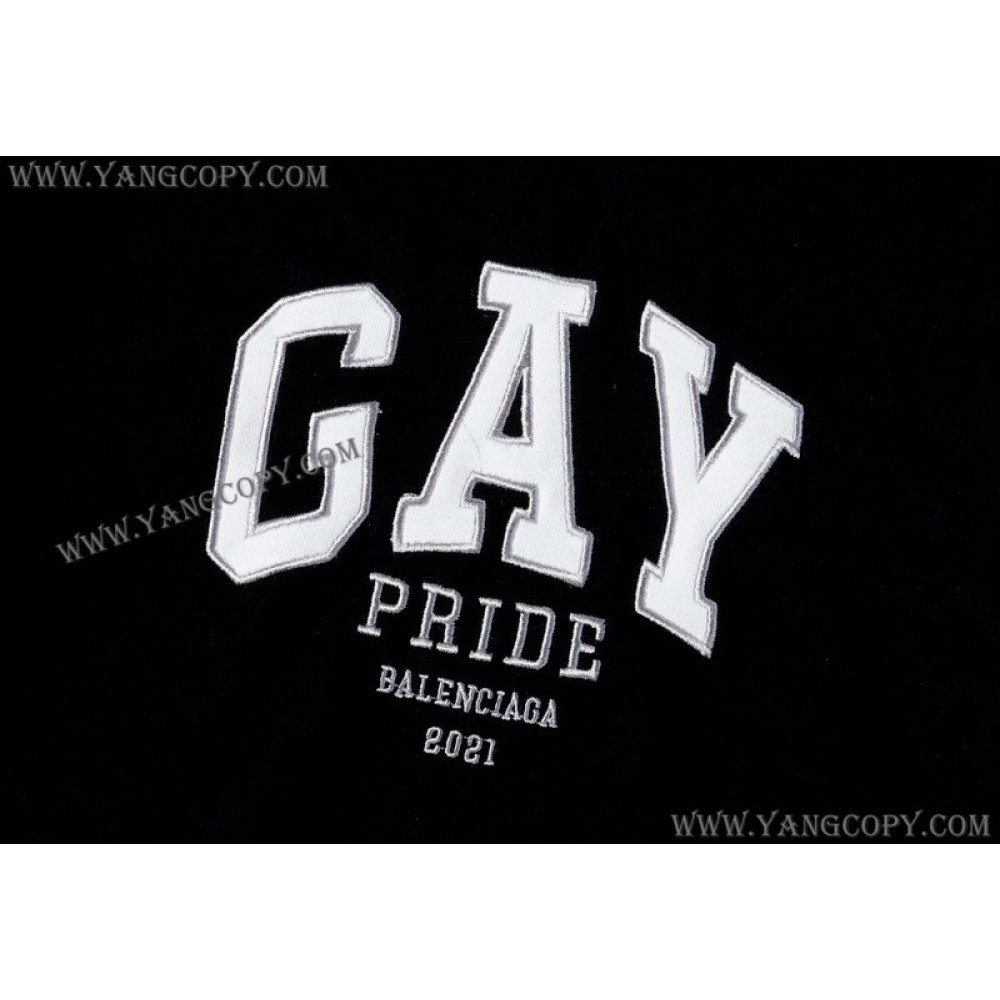 バレンシアガ スーパーコピー パーカー GAY PLIDE オーバーサイズ ロゴ bag93949