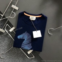 エルメス コピー 半袖 Tシャツ H刺繍 コットン ero11006