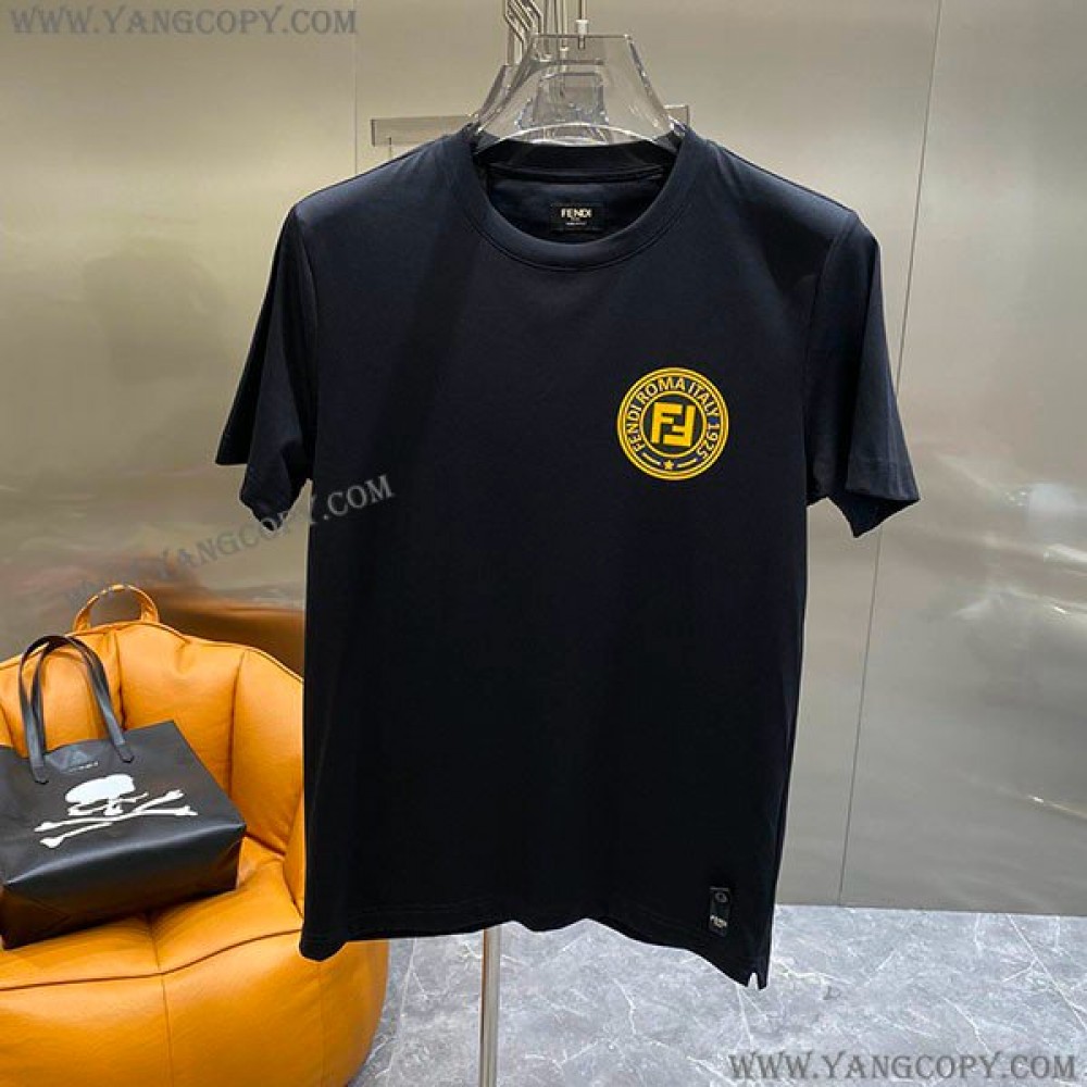 フェンディ スーパーコピー FFロゴ Tシャツ fel39001