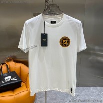 フェンディ スーパーコピー FFロゴ Tシャツ feb33196