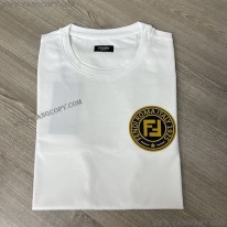 フェンディ 偽物 アジュール刺繍FF 長袖クルーネック Tシャツ 2色 fee86210