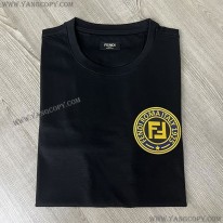 フェンディ 偽物 アジュール刺繍FF 長袖クルーネック Tシャツ 2色 fee86210