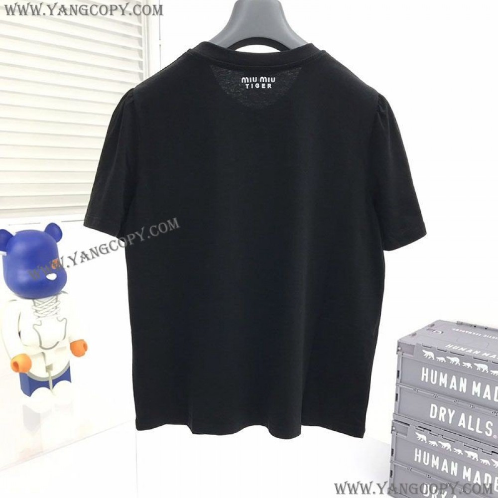 ミュウミュウ コピー タイガー Tシャツ myt21247