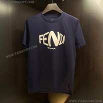 フェンディ 偽物 Tシャツ 半袖 クルーネック ティシャツ パロディ fes39485