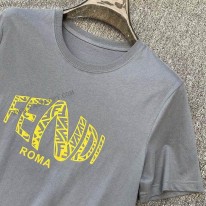 フェンディ コピー ROMA ロゴ クルーネック Tシャツ fel93787