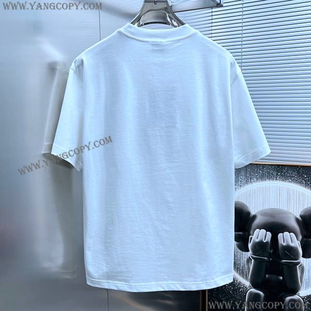 バーバリー スーパーコピー チェック EKD コットン Tシャツ Baa09134