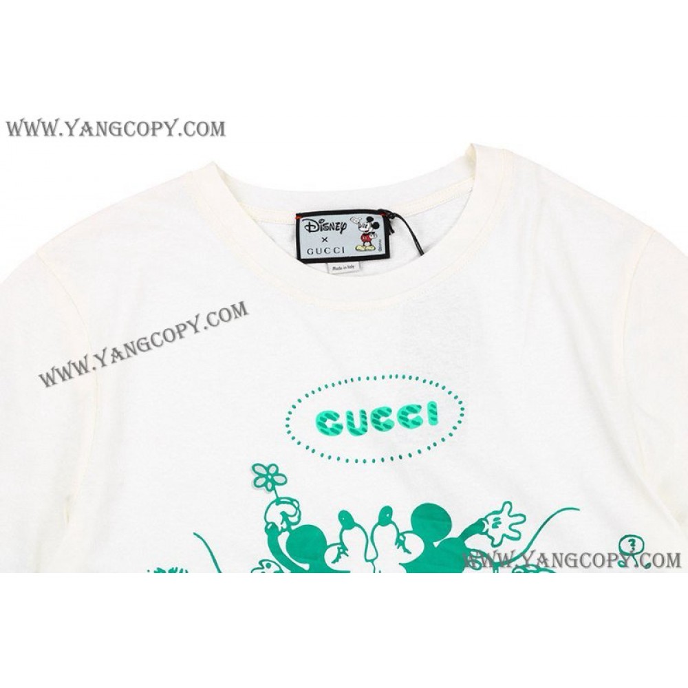 グッチ コピー コットン Tシャツ 半袖 ロゴ gup75443