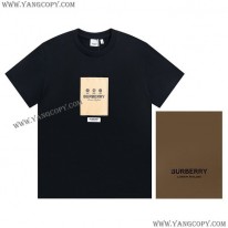 バーバリー コピー クルーネック Tシャツ オーバーサイズ 半袖 Bah30355