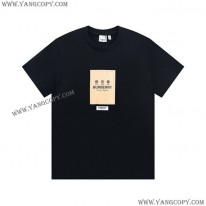 バーバリー コピー クルーネック Tシャツ オーバーサイズ 半袖 Bah30355