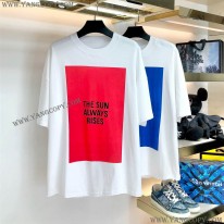 ジルサンダー 偽物 Tシャツ ロゴ プリント コットン 送関込み 2色 Jib98301