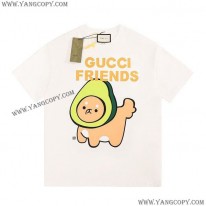 グッチ スーパーコピー ×Kawaii キャットプリント Tシャツ gum95166