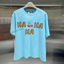 グッチ スーパーコピー さくらんぼ コットン Tシャツ gum32967