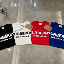 バーバリー スーパーコピー Tシャツ クルーネック 半袖 ロゴ Bas02601