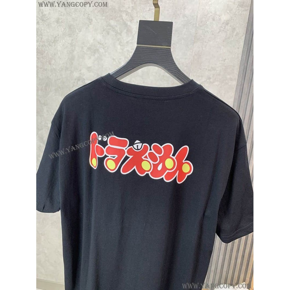 グッチ スーパーコピー xドラえもん コラボ オーバーサイズ Tシャツ guv57117