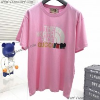 グッチ 偽物 x ノースフェイス コラボ 半袖Tシャツ gut04695