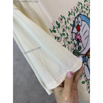 ドラえもんx グッチ 偽物 オーバーサイズ Tシャツ guh99279