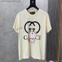 ドラえもんx グッチ 偽物 オーバーサイズ Tシャツ gua20251