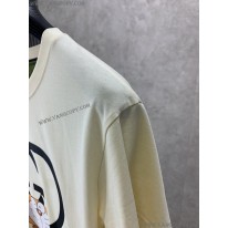 ドラえもんx グッチ 偽物 オーバーサイズ Tシャツ gua20251