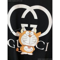 ドラえもんx グッチ 偽物 オーバーサイズ Tシャツ gud23675