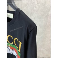 グッチ スーパーコピー コットン Tシャツ 半袖 ロゴ gud96553