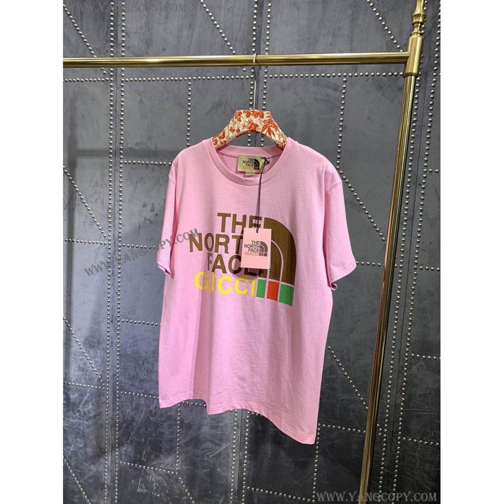 グッチ スーパーコピー ×ノースフェイス コラボ スペシャルロゴTシャツ Nos37786