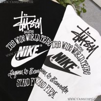 ナイキ x ステューシー 偽物 Tシャツ 2色 nae60304