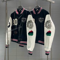 Stussy x デニム ティアーズ x アワー レガシー TTL バーシティ ジャケット suw91416