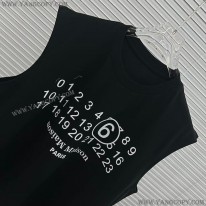 MM6 メゾンマルジェラ 偽物 ナンバリング ロゴ Tシャツ ベスト 2色 Mag49291