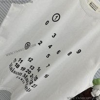 MM6 メゾンマルジェラ 偽物 ナンバリング ロゴ Tシャツ ベスト 2色 Mad64838