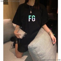 フィアオブゴッド 偽物 FG Tシャツ ブラック fip40677