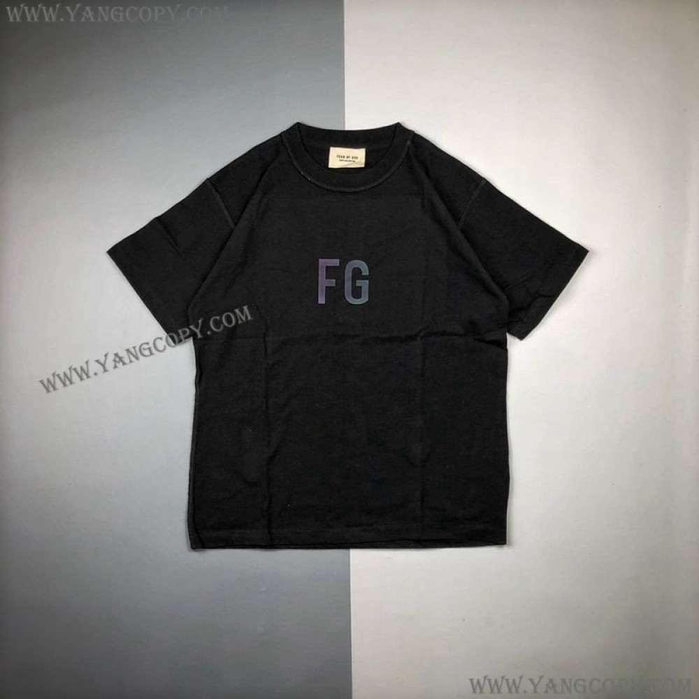 フィアオブゴッド 偽物 FG Tシャツ ブラック fip40677