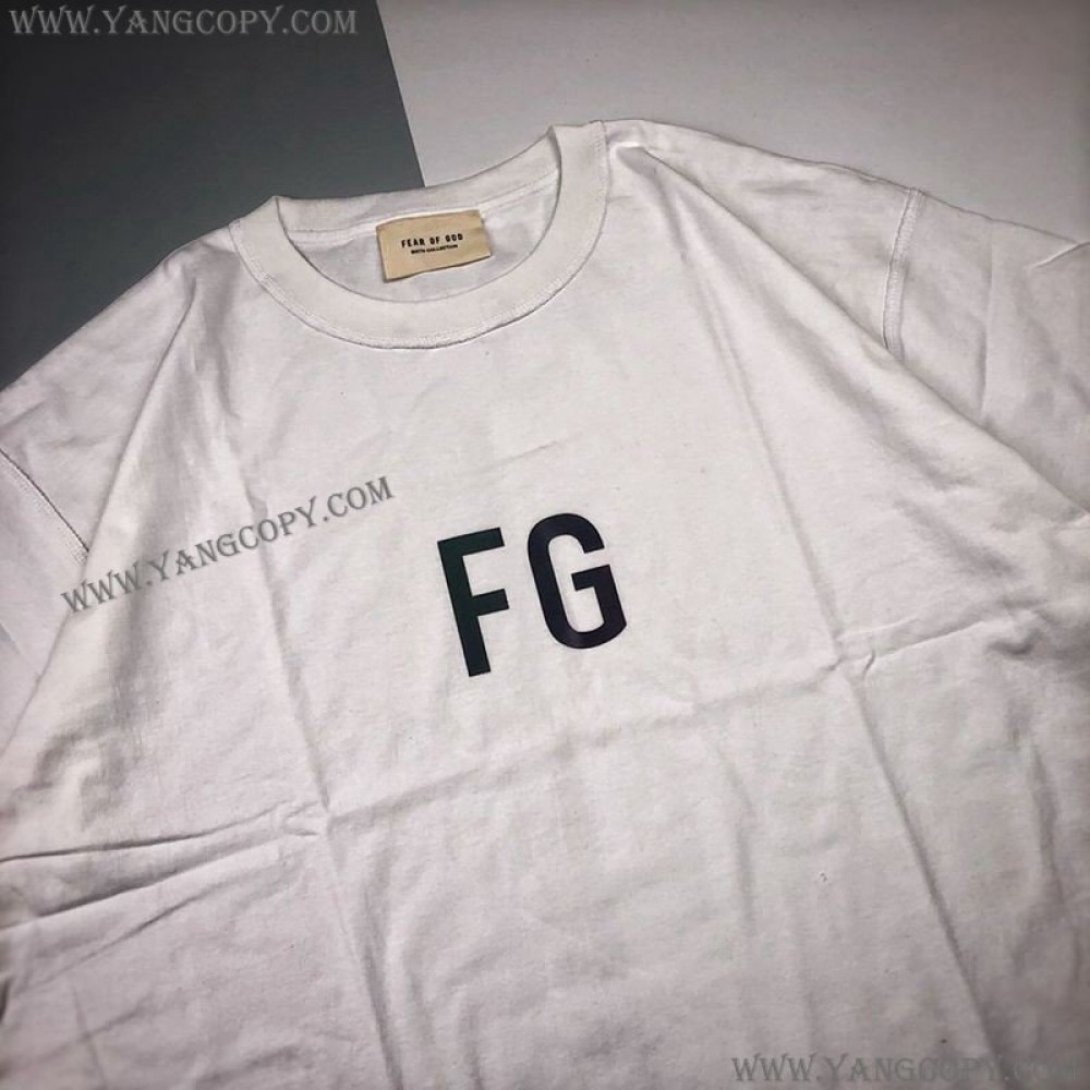 フィアオブゴッド 偽物 FG Tシャツ ホワイト fij73857