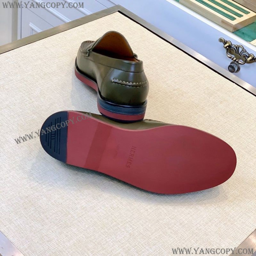 エルメス 偽物 Bob loafer ボブローファー era04443