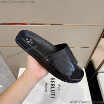 ベルルッティ 偽物 エギオ サンダル Stamp Leather Sandal bec86944