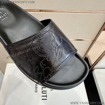 ベルルッティ 偽物 エギオ サンダル Stamp Leather Sandal bec86944