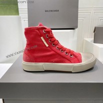 バレンシアガ スーパーコピー PARIS HIGH TOP スニーカー レッド bap22382