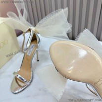 ジミーチュウ 偽物 Averly 100 bow-detailed satin pumps jiy36757