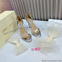 ジミーチュウ 偽物 Averly 100 bow-detailed satin pumps jiy36757