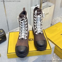 フェンディ 偽物 Ankle Boots アンクル バイカー ブーツ fek42082